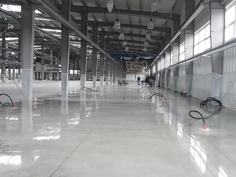 Polished Concrete Projects — Retail, warehouse & hangar · Polished concrete