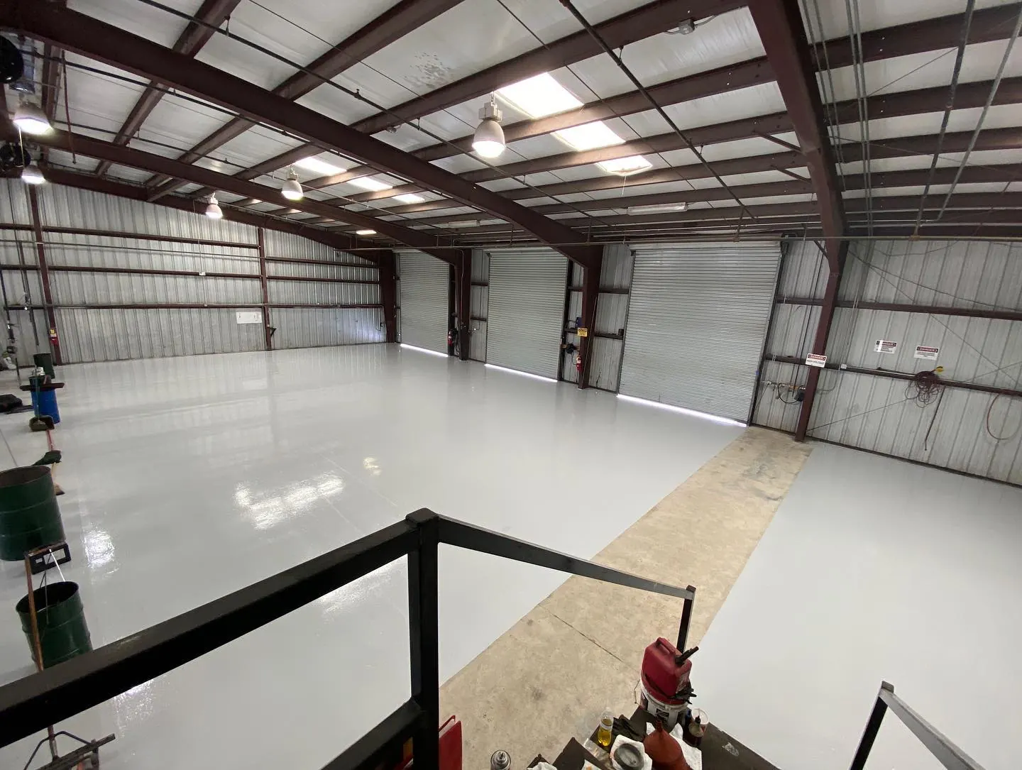 Premier 1 Trucking Facility — Truck maintenance shop · Epoxy & safety lines, view 7