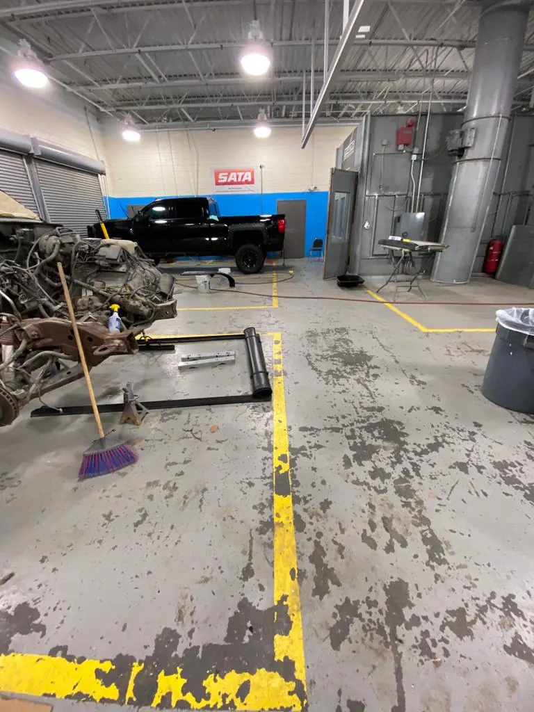 UTRGV Body Shop — Automotive body shop · Epoxy & safety lines, view 5