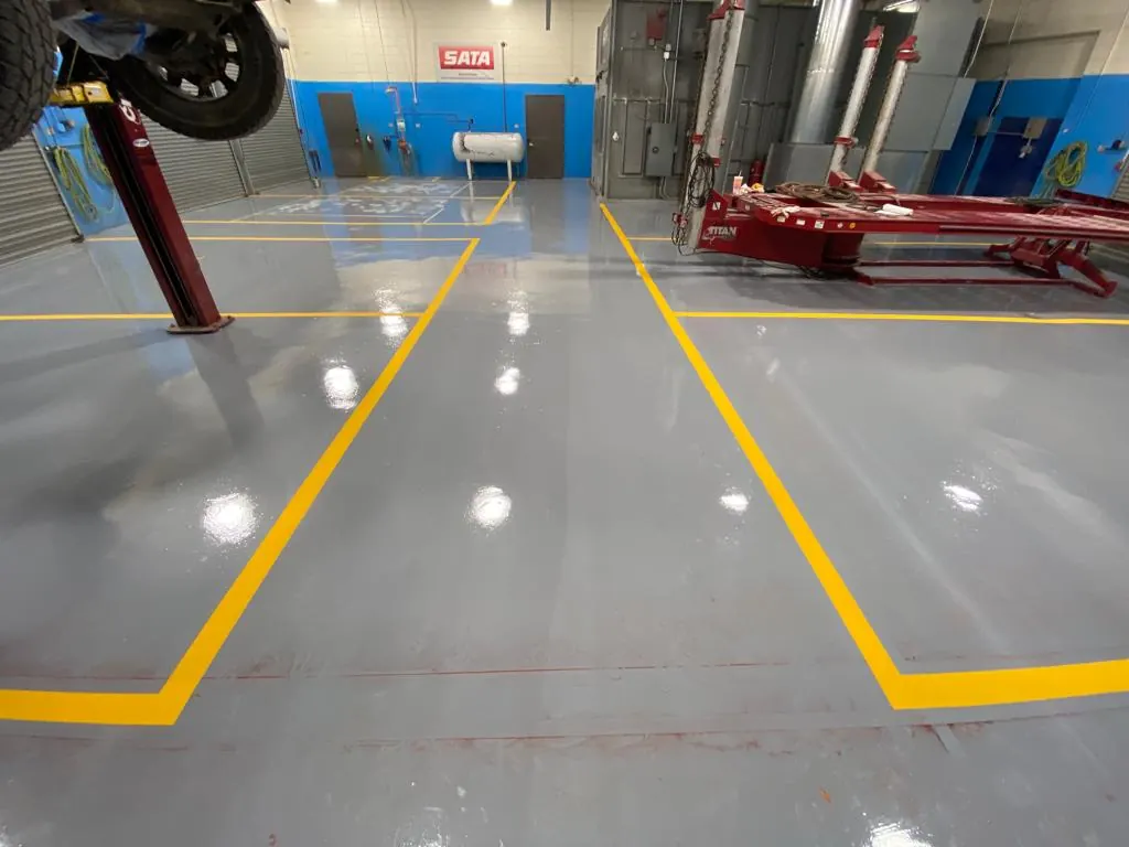 UTRGV Body Shop — Automotive body shop · Epoxy & safety lines, view 2